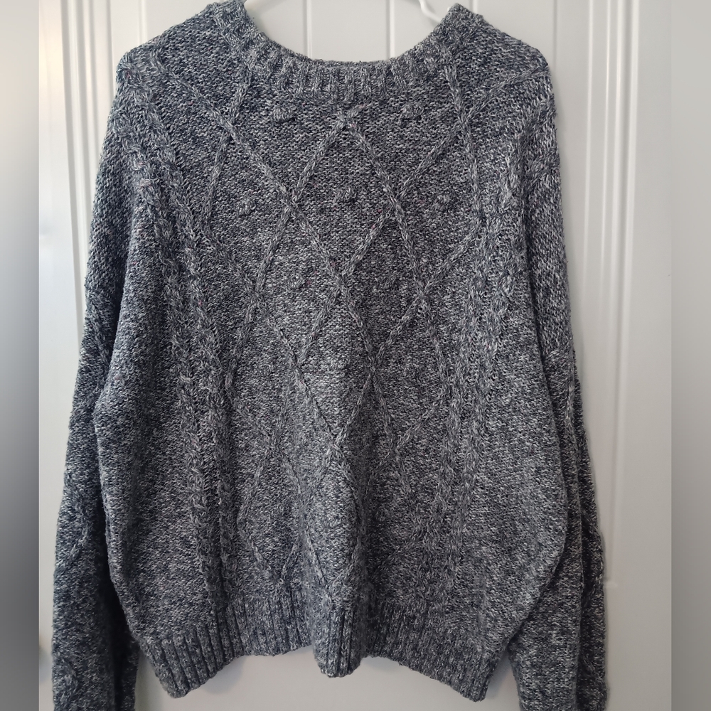 Blue Knit Sweater